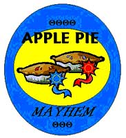 Apple Pie Mayhem team badge